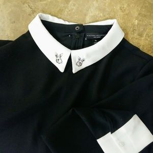 Victoria Beckham black dress